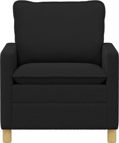 vidaXL Καναπές Μαύρο 76 x 81 x 87,5 εκ Ύφασμα