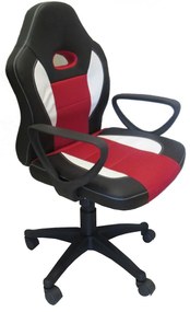 Καρέκλα Γραφείου NEWSKILL Μαύρο/Κόκκινο 58x60x90-100cm-14990128