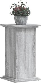 vidaXL Βάσεις Φυτών Γκρι Sonoma 33x33x60 εκ. Επεξεργασμένο Ξύλο