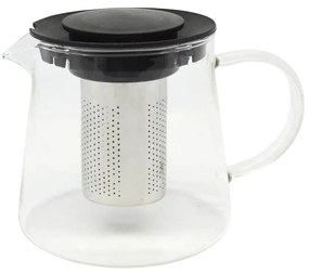 Τσαγιέρα Γυάλινη Με Φίλτρο 825073 1Lt Clear Ankor Ατσάλι,Γυαλί