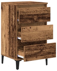 vidaXL Κομοδίνο Παλιού Ξύλου 40x35x70 cm Κατασκευασμένο Ξύλο