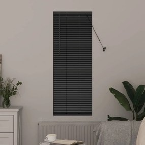 vidaXL Βενετσιάνικες Ρόδες Μαύρο 175 x 50 εκ Αλουμίνιο