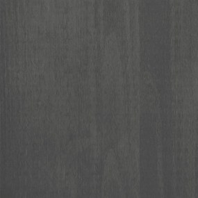vidaXL Πάνω Μέρος Ντουλαπιού HAMAR Γκρι 90x30x100 εκ. Μασίφ Πεύκο