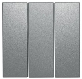 Πλακίδιο Διακόπτη Τριπλού Αλουμίνιο Ματ Berker B.7 16651404 Hager-16651404-Αλουμίνιο 16651404