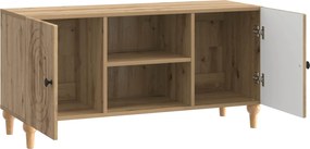 vidaXL Ντουλάπι TV 102 x 34,5 x 50 εκ. Artisan Δρυς Επεξεργασμένο Ξύλο