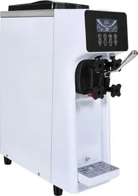 VEVOR Soft Serve Ice Cream Machine Maker 10L/H Yield Single Flavor Countertop