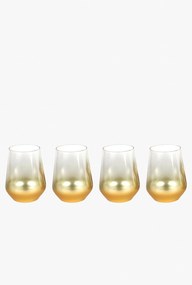 Glass Set (4 Pieces) Glow 425 Gold