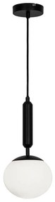 Φωτιστικό Οροφής Anouk 4228601 Black Viokef Metal, Glass