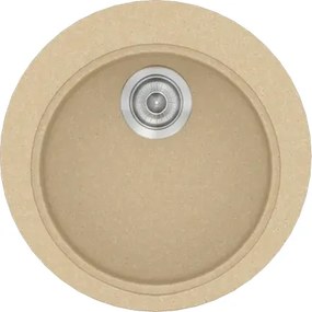 Sanitec Classic 316 (48×48) - Γρανιτένιος νεροχύτης - Granite Cappuccino