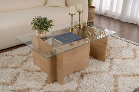 Coffee Table Vetrino - Honey Oak Honey Oak