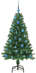 vidaXL Τεχνητό Χριστουγεννιάτικο Δέντρο με 150 LED Πράσινο 150 cm