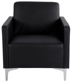 Πολυθρόνα NELLIE C3159.11 με PU Μαύρο 64x71x71Υ εκ. 64x71x71 εκ.