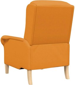 vidaXL Πολυθρόνα Σκούρο κίτρινο ύφασμα