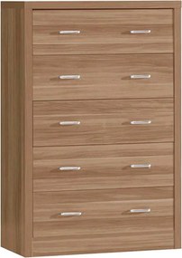 CALIBER Συρταριέρα με 5 Συρτάρια - Απόχρωση Sonoma Oak   1τμχ