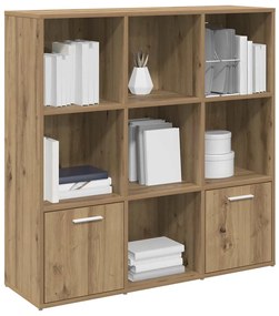 vidaXL Βιβλιοθήκη Artisan Δρυς 98x29x97,5 εκ. Επεξεργασμένο Ξύλο