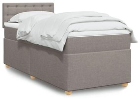 ΚΡΕΒΑΤΙ BOXSPRING ΜΕ ΣΤΡΩΜΑ TAUPE 80X200 ΕΚ. ΥΦΑΣΜΑΤΙΝΟ 3286525