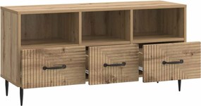 vidaXL Ντουλάπι TV Artisan Δρυς 102 x 34,5 x 50 εκ. Επεξεργασμένο Ξύλο