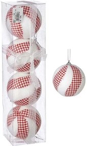 JΚ Home Décor - Μπάλα Πλαστική Δέντρου S/4 10cm