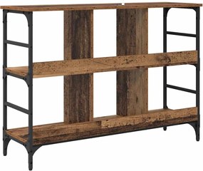 vidaXL Πλαϊνό γραφείο Παλιό ξύλο 102 x 32 x 73,5 εκ