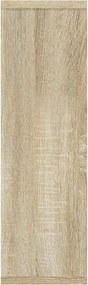 vidaXL Ραφιέρα Τοίχου Sonoma Δρυς 85x16x52,5 εκ. Επεξεργασμένο Ξύλο