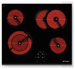 Pyramis PHC61611BFB Κεραμική Εστία Αφής Μπιζουτέ 60cm