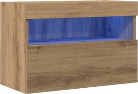 vidaXL Ντουλάπι Τηλεόρασης Τοίχου artisan δρυς 60 x 30 x 40 εκ.