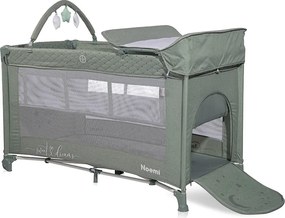 BABY COT NOEMI 2 LAYERS PLUS ICEBERG GREEN STAR