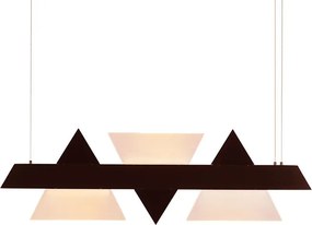 Φωτιστικό Οροφής LED Aca Armstrong DCR39215 Black/Clear