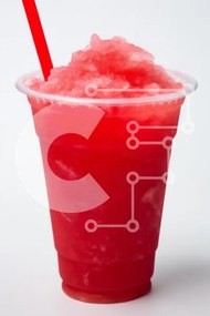 Intra Συλλεκτικό Ξύλινο Παζλ Plywood  4mm - Δροσιστικό Red Slushy Drink Σε Ξύλινο Κουτί - Διαστάσεις: 10x10 cm – 25 κομμάτια