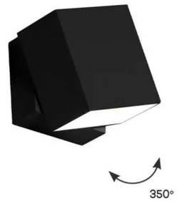 Απλίκα Εξωτερικού Χώρου 4226300 μαύρο Quadro Viokef-4226300-Μαύρο 4226300