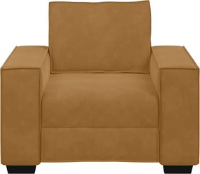 vidaXL Πολυθρόνα Καφέ Βελούδινη 100 x 78 x 84 εκ.