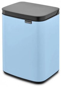Κάδος Brabantia Bo Small 1006626, 4 L, Ομαλό και αθόρυβο άνοιγμα, Αντιολισθητική βάση, Μπλε ανοιχτόχρωμο