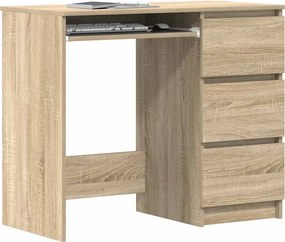 vidaXL Γραφείο Χρώμα Sonoma Δρυς 90 x 45 x 76 εκ. από Επεξ. Ξύλο