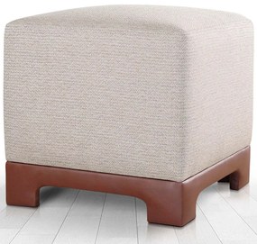 Σκαμπό Lenover 209FLF1416 50x50x47cm Cream-Tan