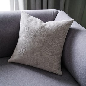 Μαξιλαροθήκη Nimbus 447 Grey Gofis Home 50Χ50 Acrylic, Polyester