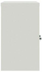vidaXL Αρχειοθήκη Ανοιχτό Γκρι και Μπλε 90 x 40 x 70 εκ. Ατσάλινη