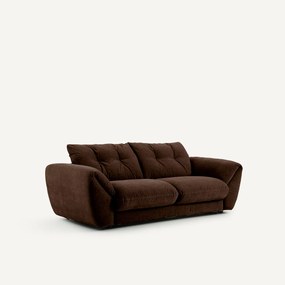 Καναπές-κρεβάτι 3 θέσεων από βελούδινo ζακάρ, Edgar