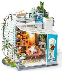 Κατασκευή DIY Μινιατούρα Σπιτιού Dora's Loft Led DG12 23x16x26cm Multi Robotime