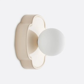 Απλίκα λουλούδι από κεραμικό και οπαλίνα, Holi