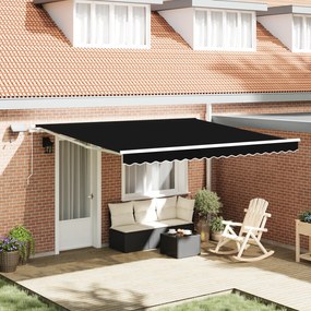 vidaXL Τέντα with Μαύρο 400 x 350 εκ Μαύρο