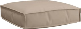 vidaXL Μαξιλάρι Taupe 60 x 60 x 12 cm Ύφασμα Όξφορντ