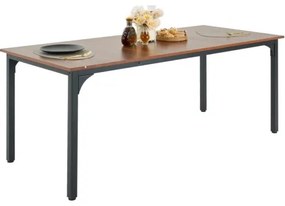 VEVOR 71in Rectangle Dining Table Wood Kitchen Table for 6-8 Person (Only Table)