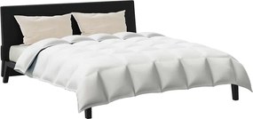 vidaXL Σετ Παπλωμάτων με μαξιλάρι 3 pcs Λευκό Φτέρος