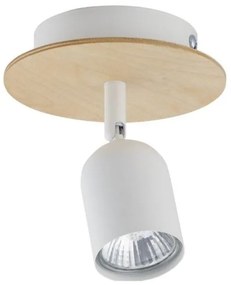 Σποτ Φωτιστικό Τοίχου-Οροφής με ξύλο TOP WOOD TK Lighting-3294-Λευκό 3294