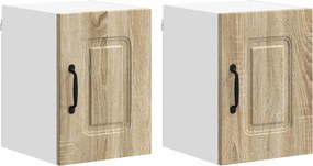 vidaXL Πάνελ πλυντηρίου πιάτων Kalmar 2 pcs Δρύς Sonoma