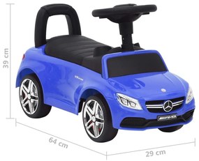 Αυτοκίνητο Παιδικό Περπατούρα Mercedes-Benz C63 Μπλε - Μπλε