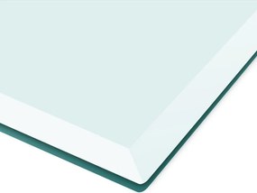 vidaXL Επιφάνεια Τραπεζιού Τετράγωνη 800 x 800 χιλ. από Ψημένο Γυαλί