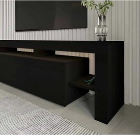 Stewehome Μοντέρνα ραφιέρα τηλεόρασης με ράφια από MDF Πολύχρωμο 200x100x101 cm