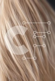 Intra Συλλεκτικό Ξύλινο Παζλ Plywood  4mm - Κοντινό πλάνο με ρέοντα ξανθά μαλλιά Σε Ξύλινο Κουτί - Διαστάσεις Puzzle: 10x10 cm – 25 κομμάτια