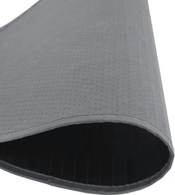 vidaXL Χαλί Στρογγυλό Γκρι 80 εκ. Μπαμπού